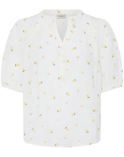 Fransa - FRBobbi Bluse - Pastel Yellow Lemon